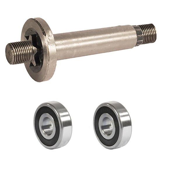 Aic Replacement Parts Spindle Shaft with Bearings Fits MTD 600 & 800 Series 46 Cut Mower Decks 97553-BearingKit - main